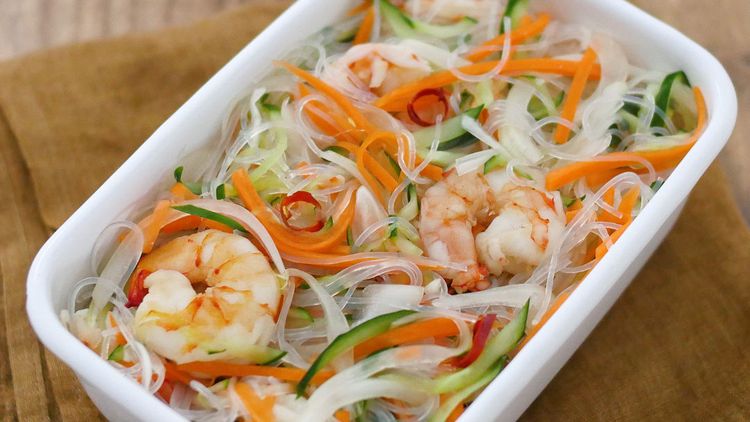 ポン酢で簡単春雨サラダ