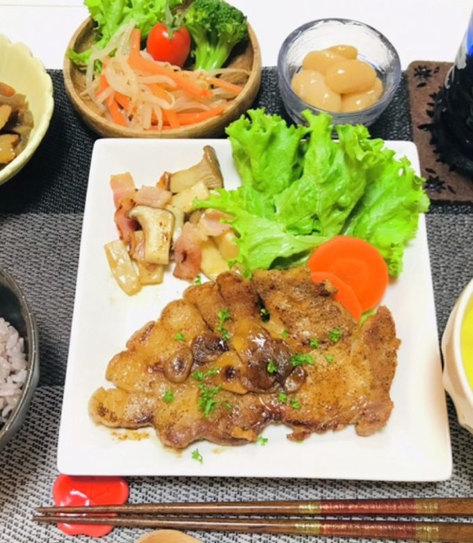 厚切り豚ロースで今日の夕飯献立 by ○○○体裁よく○○○クックパッド簡単おいしいみんなのレシピが392万品