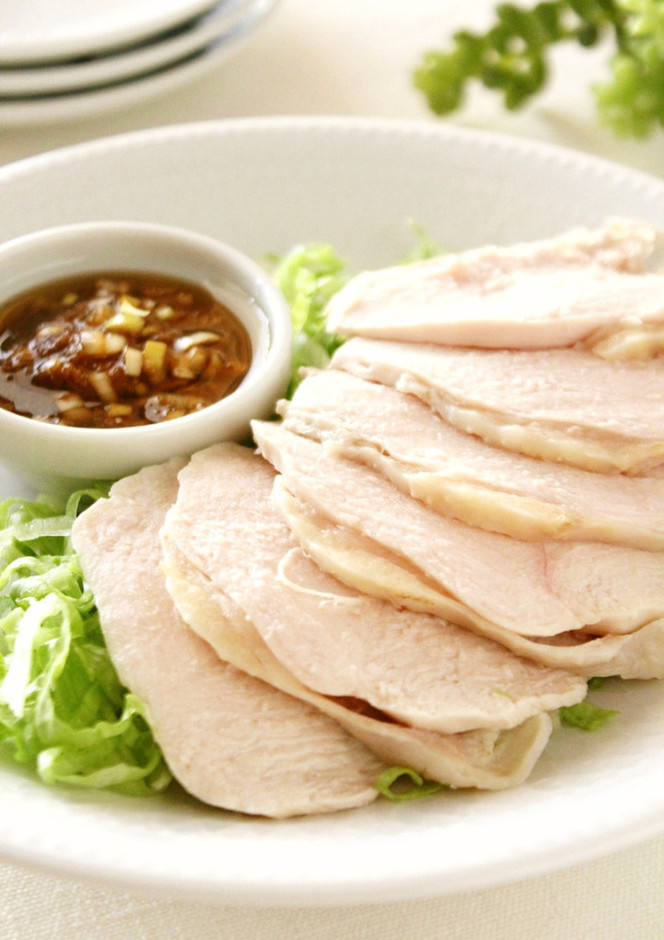 ♡レンジ蒸し鶏の香味ねぎソース♡簡単レシピ時短節約鶏肉ヘルシーMizukiオフィシャルブログ 「♡奇跡のキッチン♡」