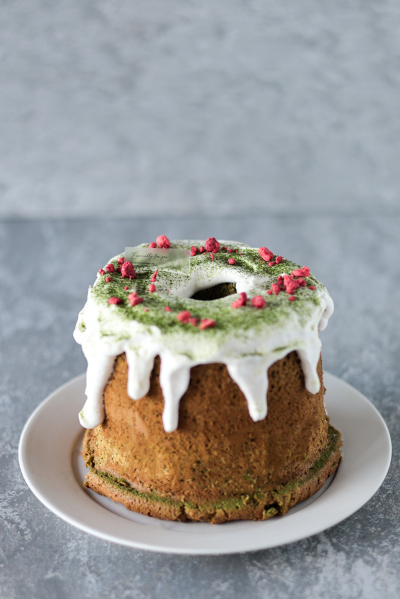 ふんわり抹茶シフォン♪