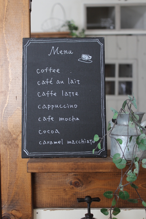 ドリンクメニュー オーダー!! 人気の手書き風 おしゃれな黒板デザイン ドリンクメニュー 〜2枚1組〜 - noviaminnebyGMOペパボ 国内最大級のハンドメイド・手作り通販サイト