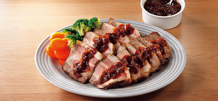 カリフラワーと厚揚げ豚肉の煮物