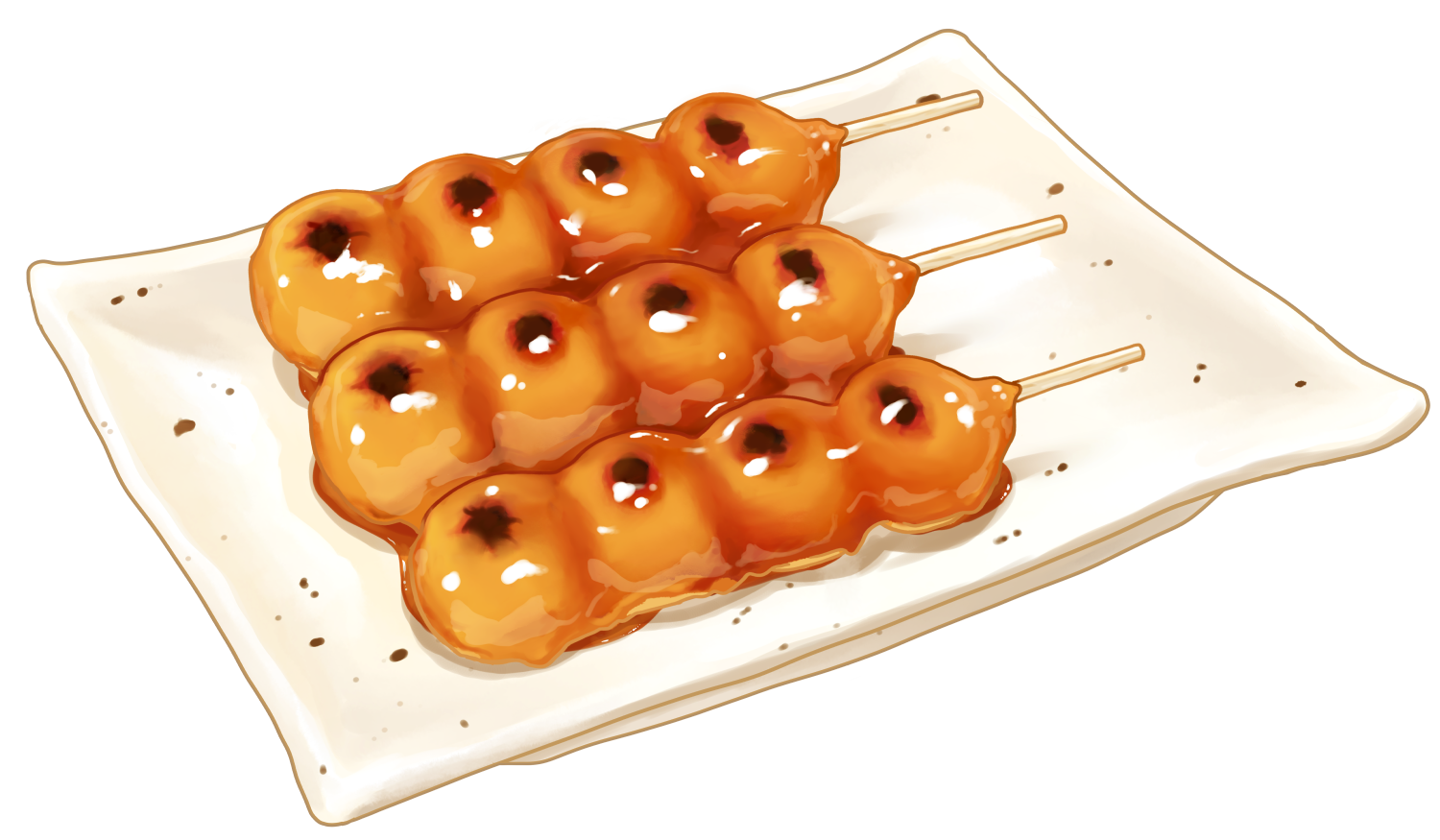 おしゃれな食べ物のイラスト特集