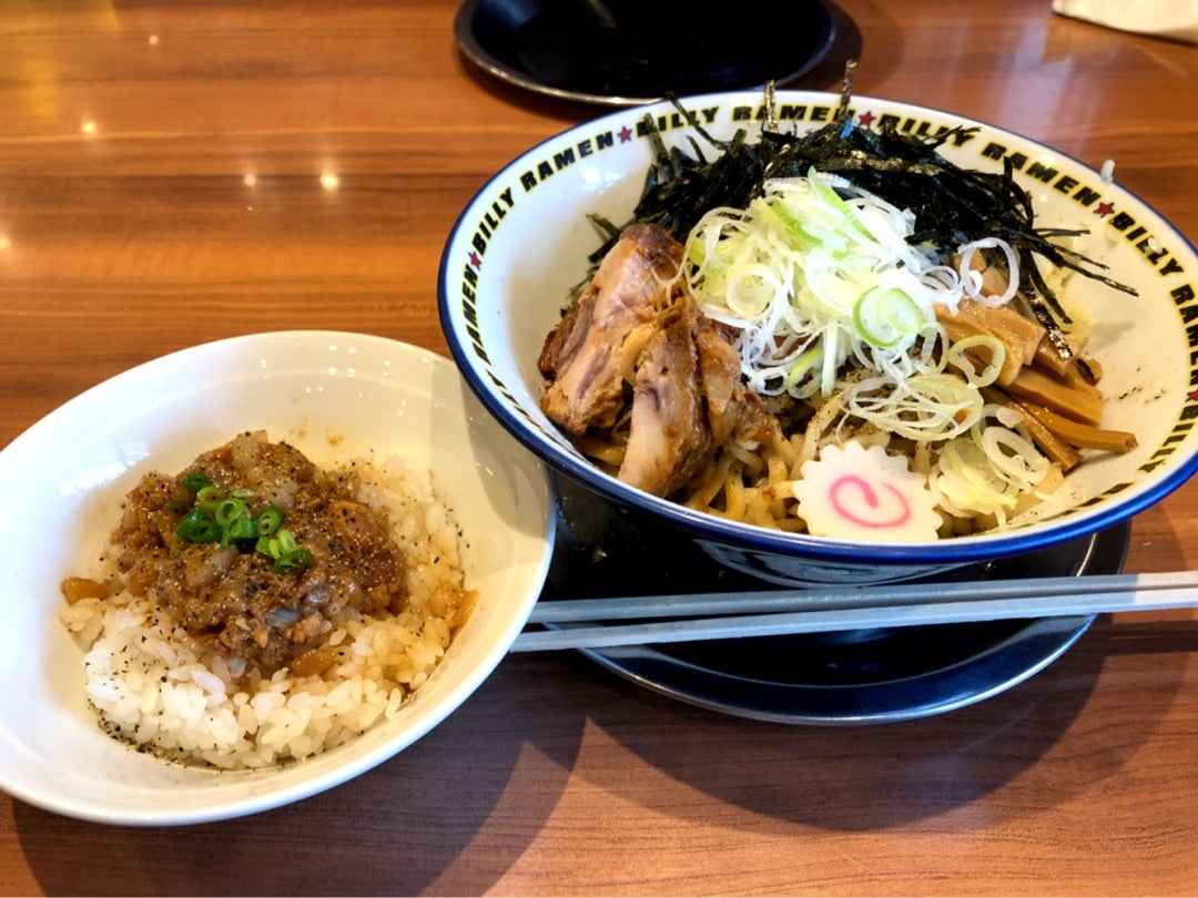 大食い 全メニュー制覇！山盛りつけそば達と肉ごはん！！〜つけそば専門店極一さん〜 大胃王長野県