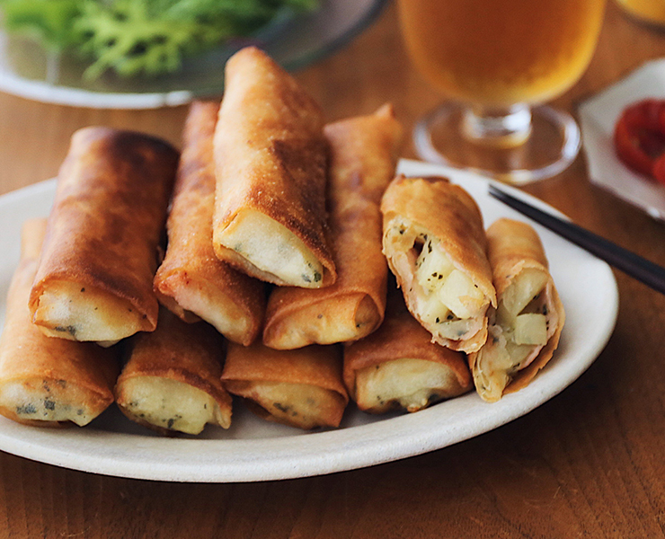 おつまみにも、ご飯のおかずにも、ししゃもの春巻き