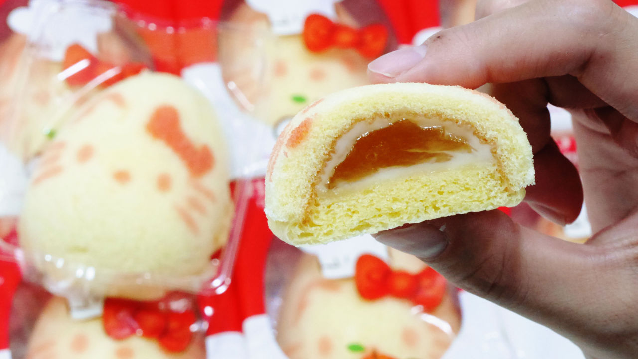 ハローキティ×東京ばな奈のコラボによる空港限定のお土産「銀座のアップルケーキ」を食べてみました - GIGAZINE