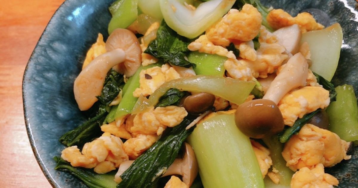 チンゲン菜の人気レシピ 卵、豚肉と作る簡単おかず。子どもも喜ぶ！ほほえみごはん-冷凍で食を豊かに-ニチレイフーズ