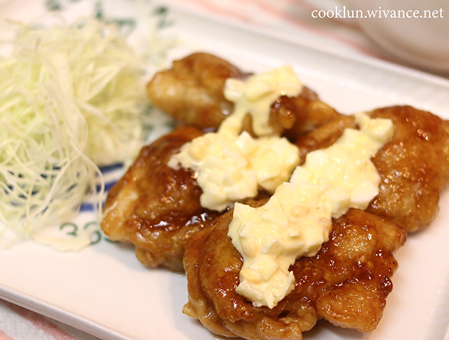 揚げないチキン南蛮。 むね肉でやわらかヘルシー！タルタルソースに隠し味も