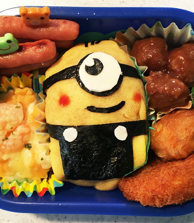 ☆キャラ弁☆ミニオン オムライス by monクックパッド簡単おいしいみんなのレシピが392万品