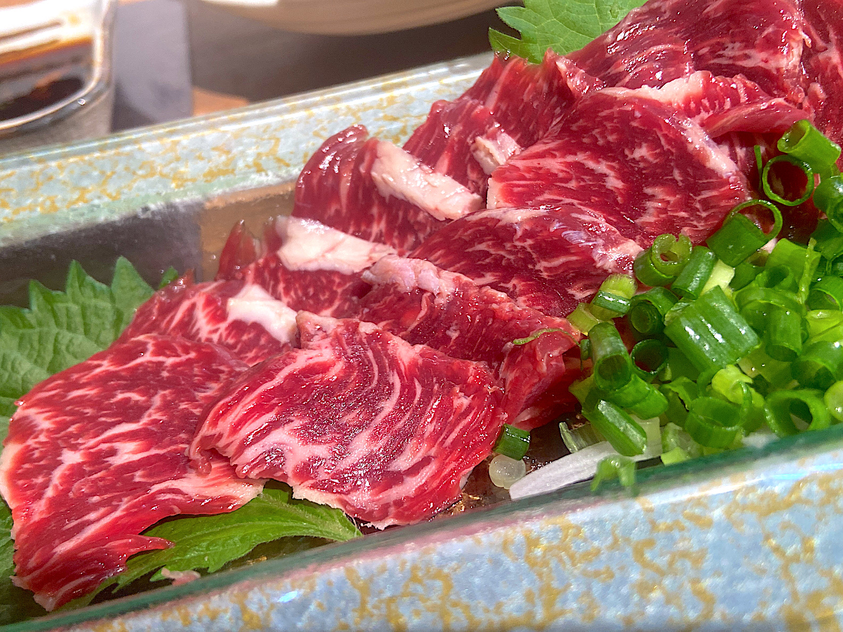 馬刺し☆この食べ方が一番