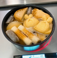 白だしで汁が濁らない☆あっさりおでん