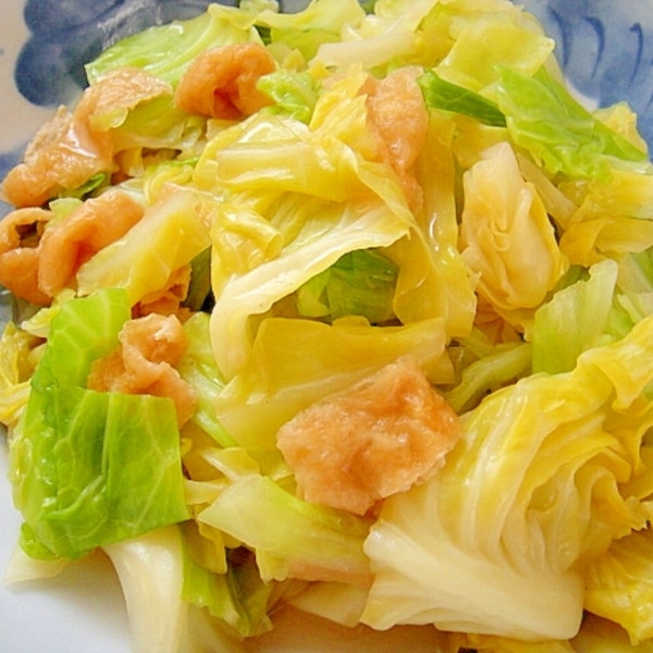 キャベツ消費！キャベツと厚揚げの煮浸し