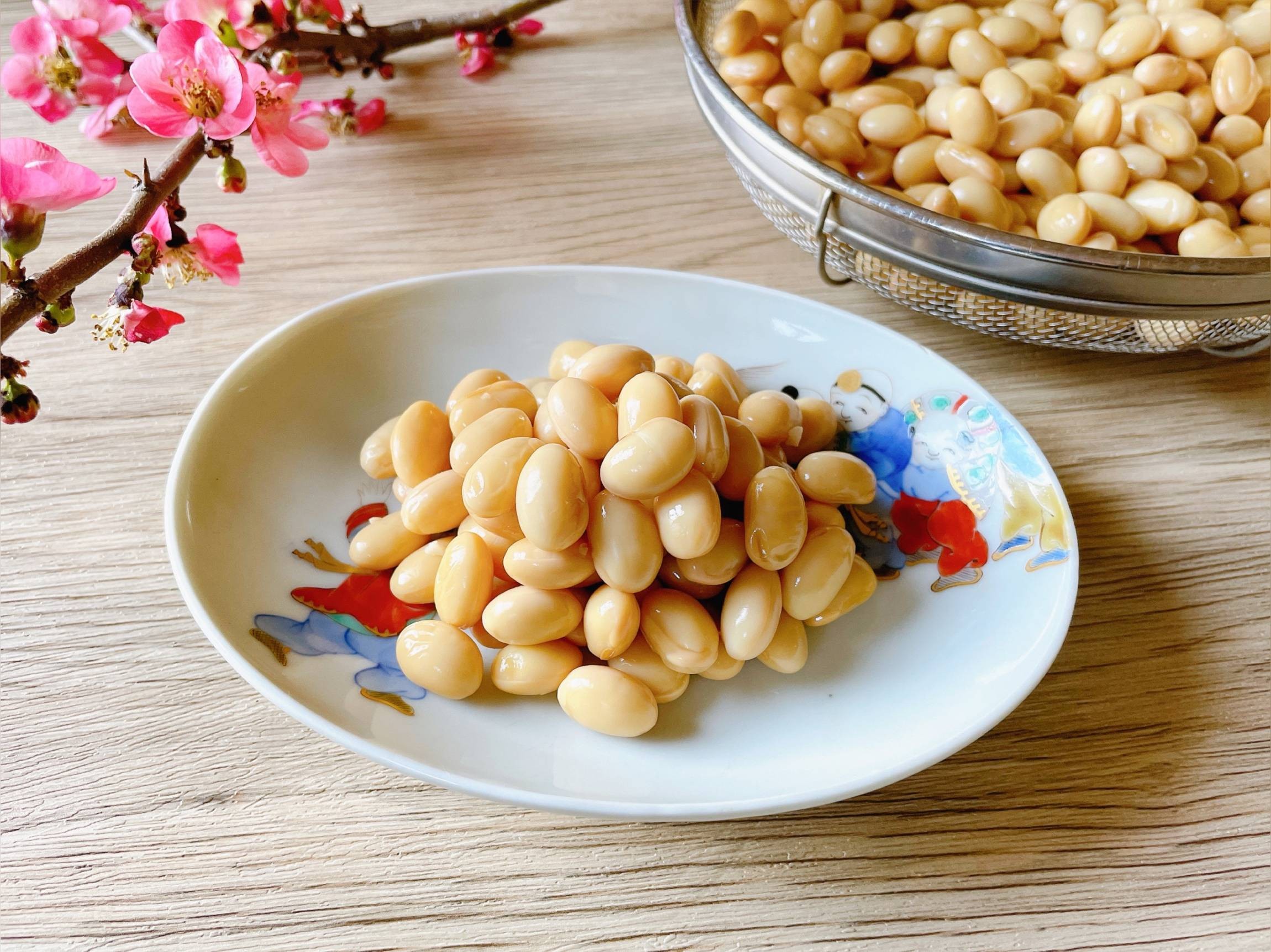 電気圧力鍋で大豆の水煮