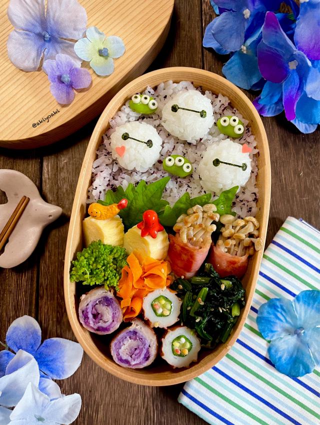 ベイマックス弁当共に生きる♪ 〜*車椅子の息子とお弁当の記録*