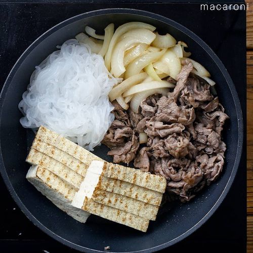 ホットクックレシピ すき焼きのたれで簡単肉豆腐