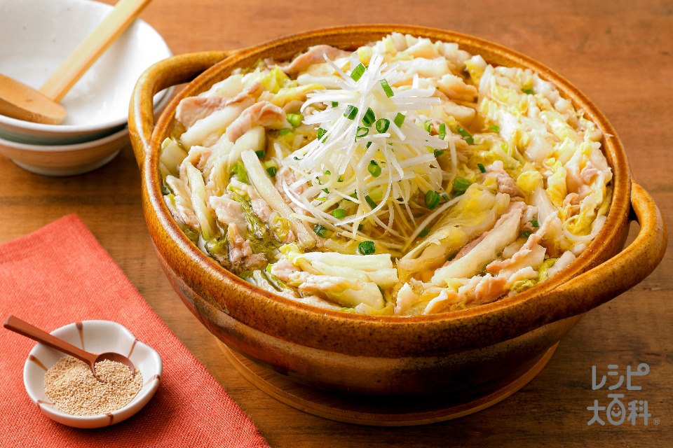 豚バラ肉と白菜だけで簡単♪赤からミルフィーユ鍋 重ね鍋