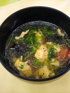 家計応援✨豆苗とたまごのスープ