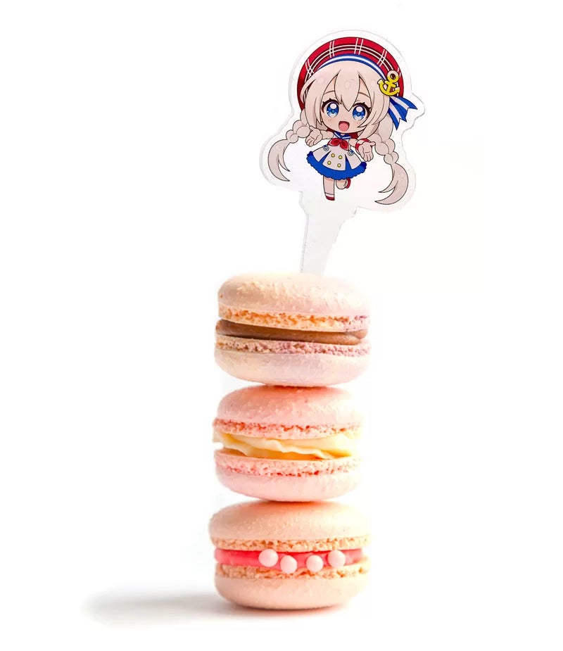 フードピックケーキトッパーバースデー 8本セット ラミネートタイプ