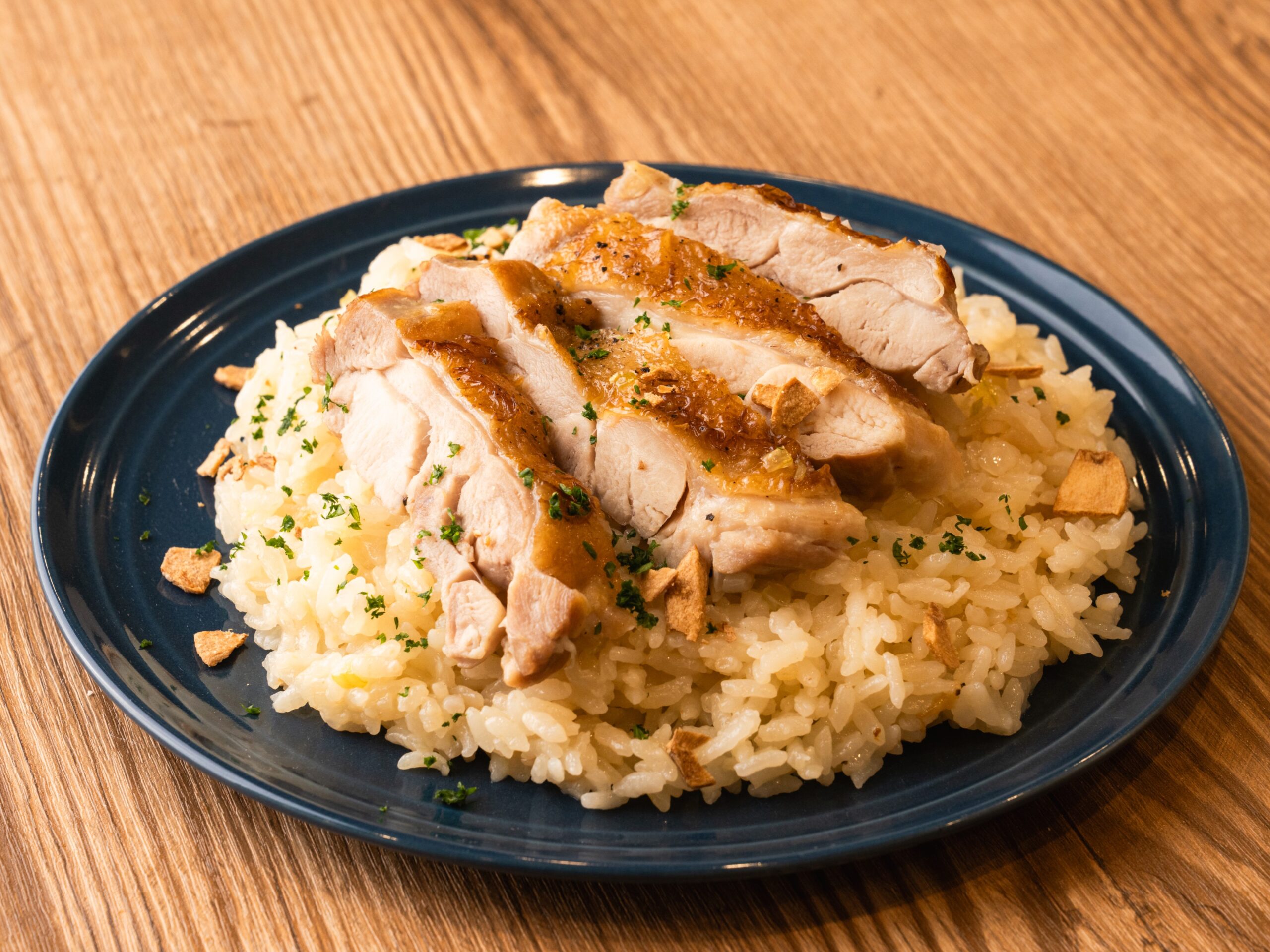 ガーリックチキンライスのレシピ・作り方とっておきレシピキユーピ