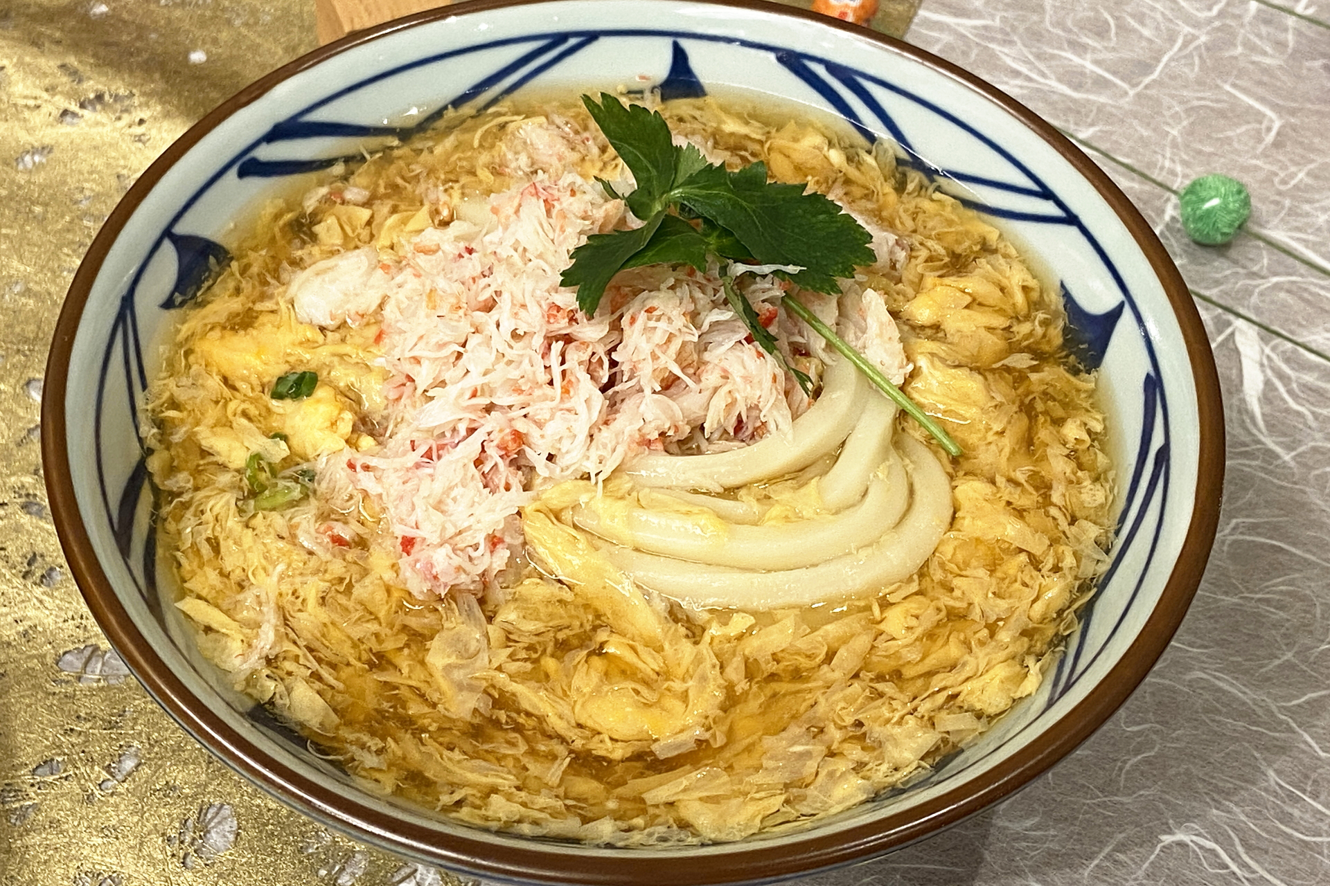 和風あん カニカマでかに玉うどん!Yumikoの楽食空間ブログ