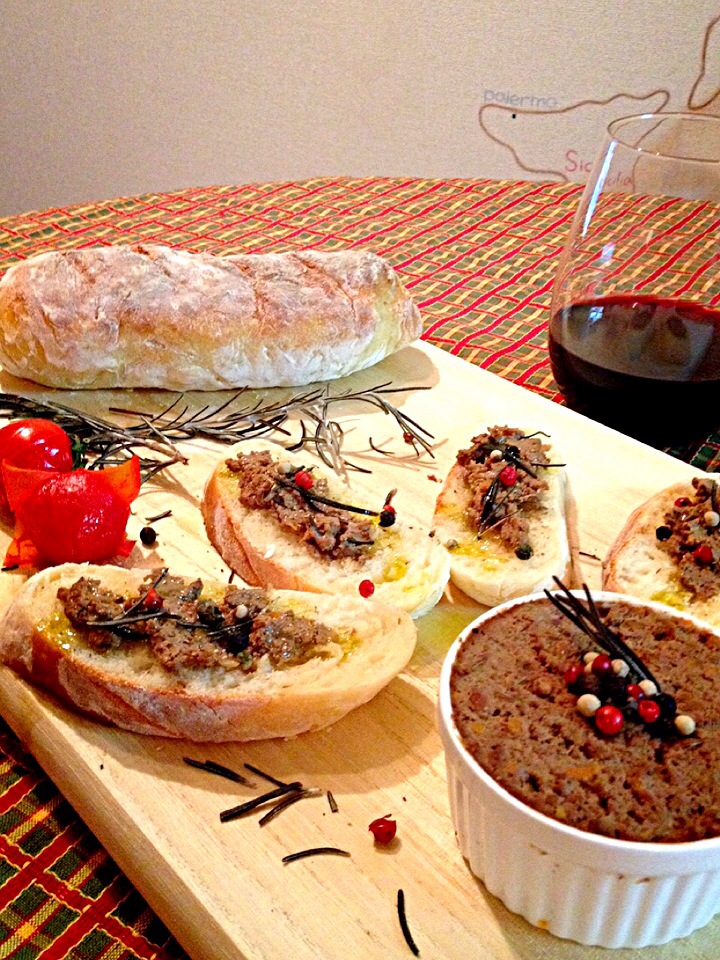 鶏レバーのパテ レバーペースト