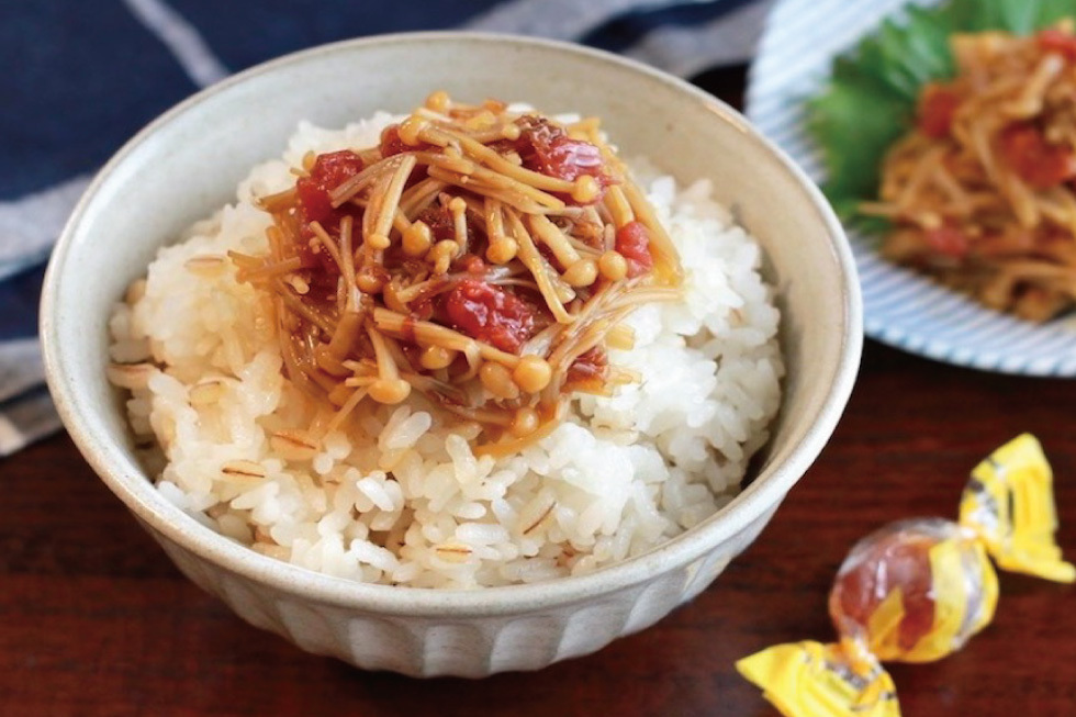 自家製ごはんのお供！ ピリ辛なめたけ