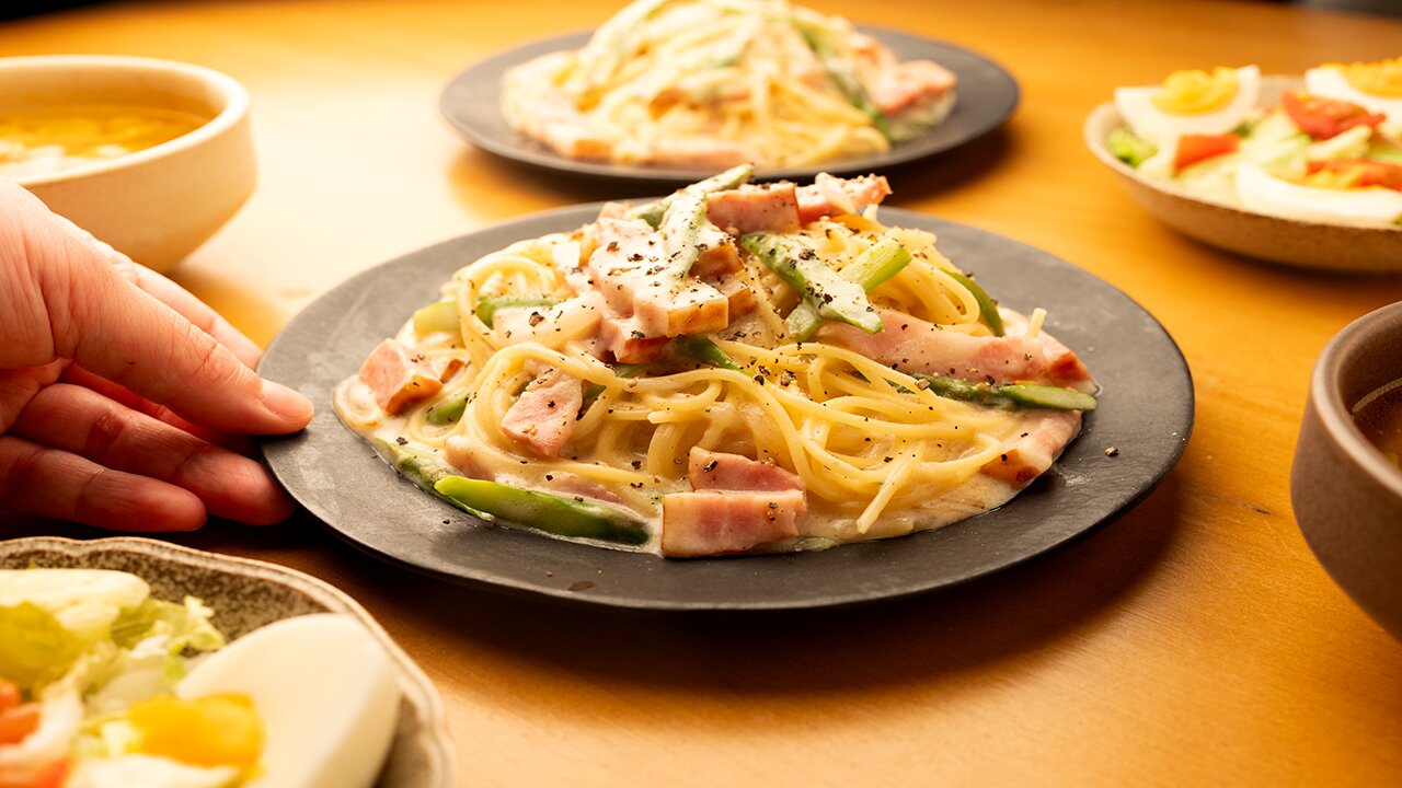 菜の花の和風クリームパスタ - 高橋商店