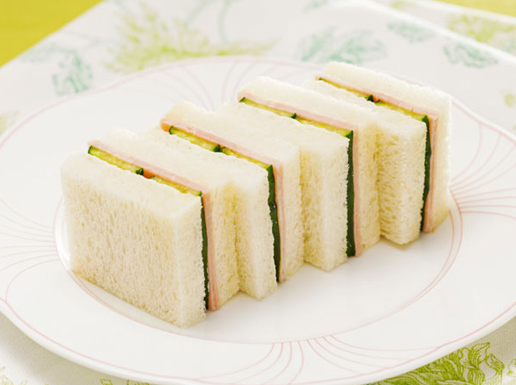 ハムとチーズのミルフィーユサンド