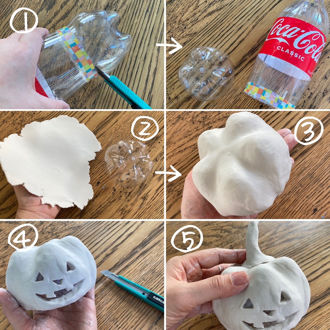 ペットボトルでジャックオーランタンを楽しもう
