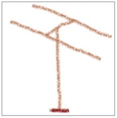 ぶどう1年目の育て方_実践編B。上に伸びて来た枝を左右に分けて、一文字樹形を作っていく手法を解説。根域制限でリザマートを栽培。シャインマスカット・ナガノパープル他テクニックは共通です