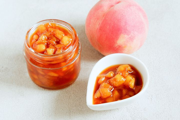 冷凍黄桃のジャム by スティッチ。☆クックパッド簡単おいしいみんなのレシピが392万品