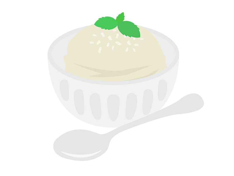 スプーン付きのライトアイスクリームカップイラスト素材透過、PNGフリー画像ダウンロード - Pngtree