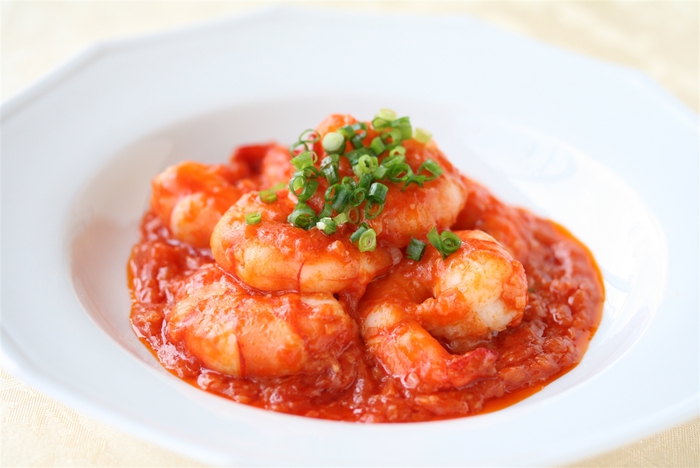 えびのチリソース炒め