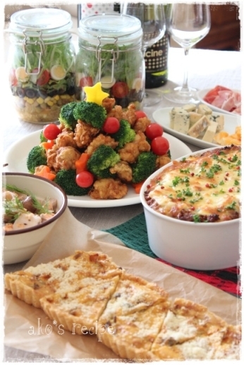 持ち寄りランチパーティー＠秋メニュー、子供は可愛い盛り付けで: ホームパーティー＆おもてなしの簡単メニュ