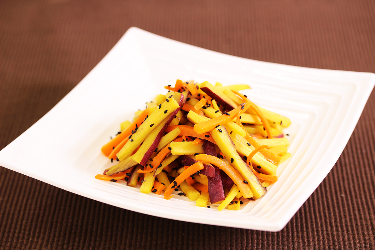 さつまいもの塩バターきんぴら作り置きお弁当簡単節約時短やみつき副菜: 作り置き＆スピードおかず de おうちバル〜yuu's stylish bar〜 Powered by ライブドアブログ