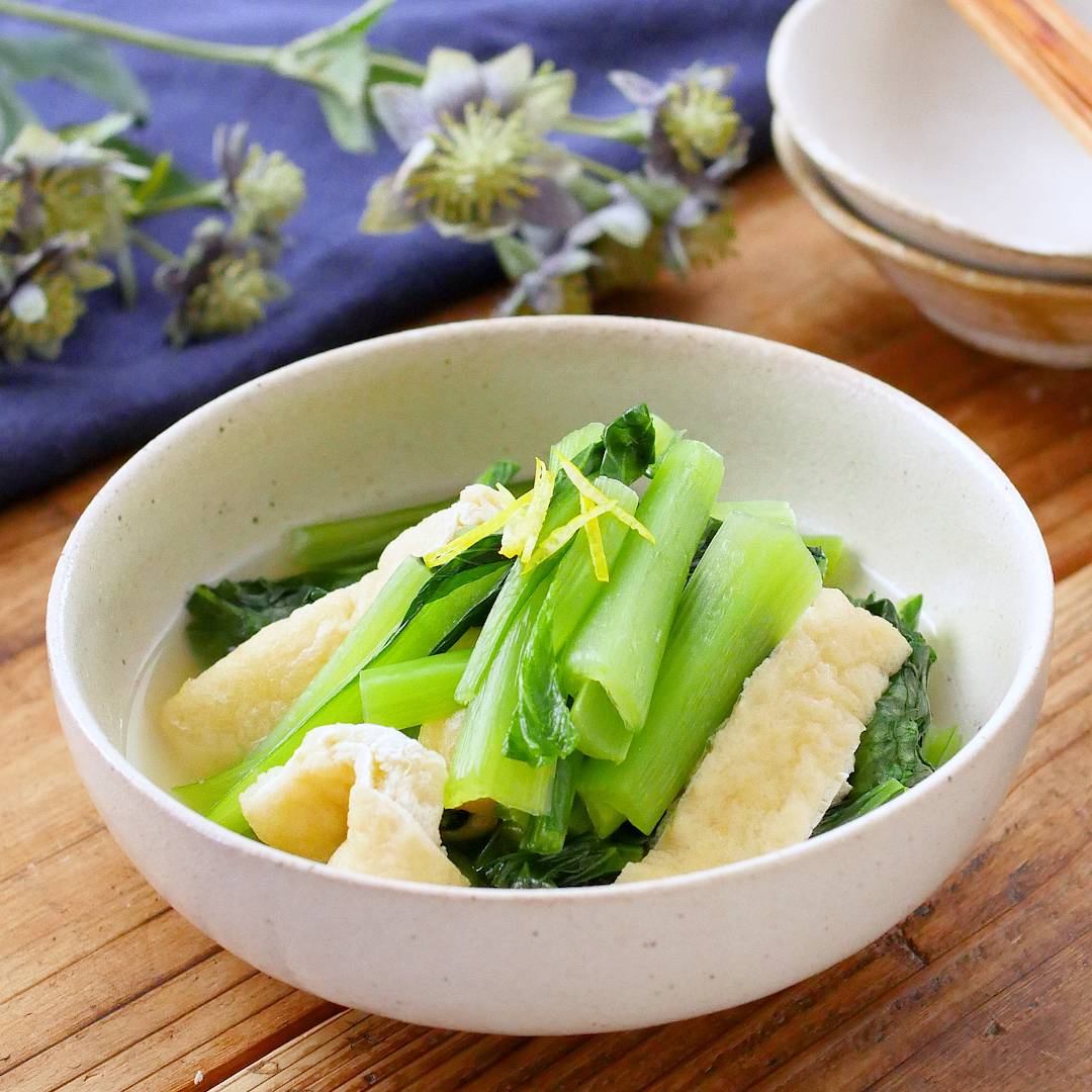 白だしで作る小松菜のおひたし