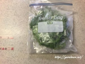 サニーレタス・グリーンリーフの保存方法