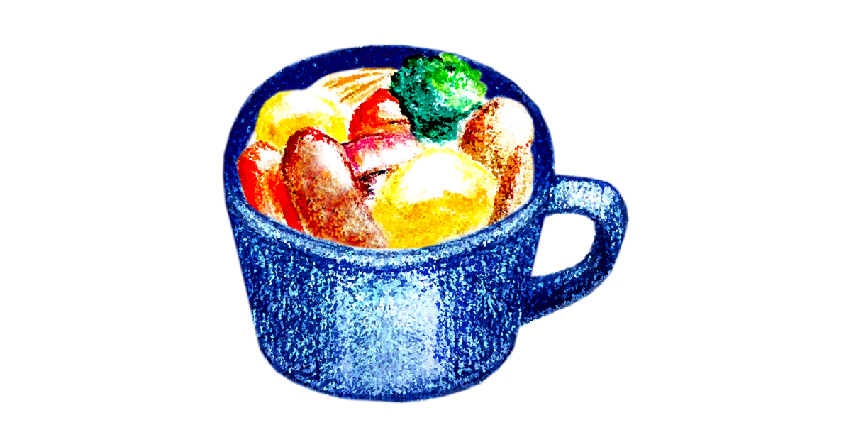 コーンスープ - 食べ物フードフリーイラスト素材