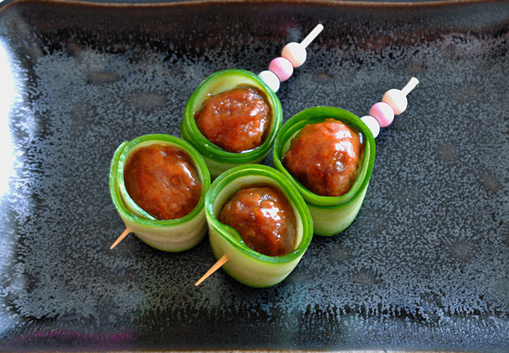 キュウリのハム巻き 副菜