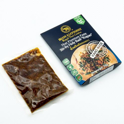 タイ限定 BLUE ELEPHANT ガパオ炒め物ペースト 70g - メルカリ