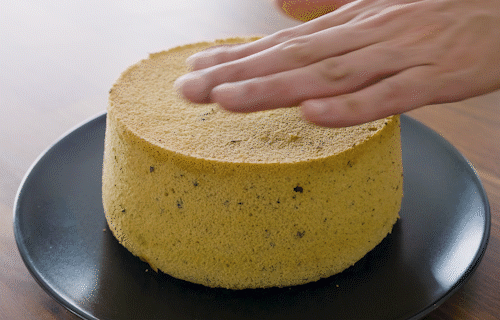 シフォンケーキ 穴無し