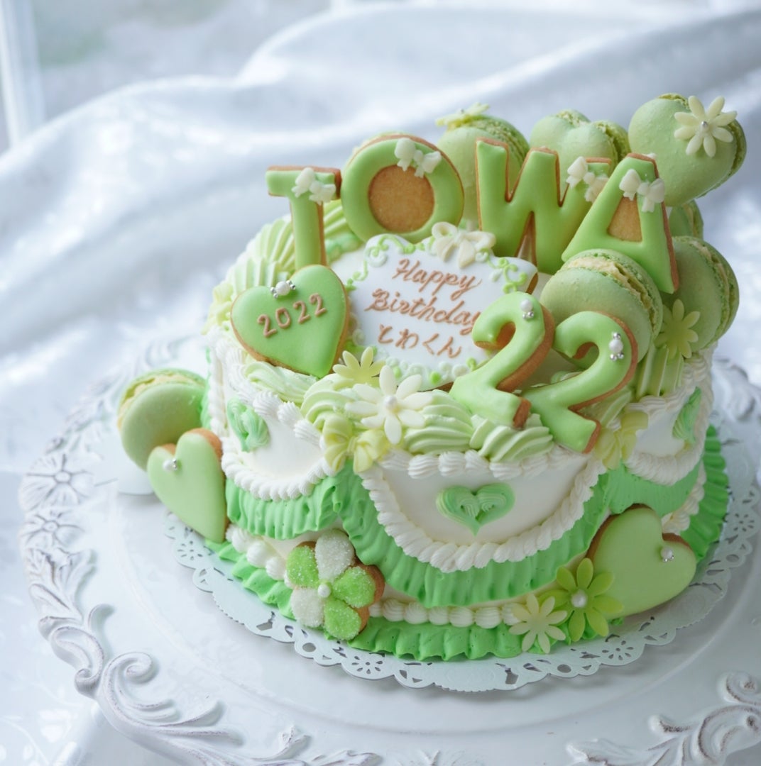 セミオーダー 色変更のみ可フラワーケーキデザイン abricot_coroアブリコロpowered by BASE