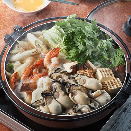 牡蠣なべレシピ創味食品