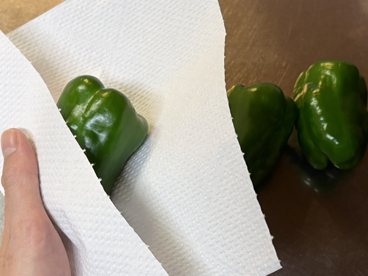 野菜の保存方法 ピーマンを冷凍保存する方法