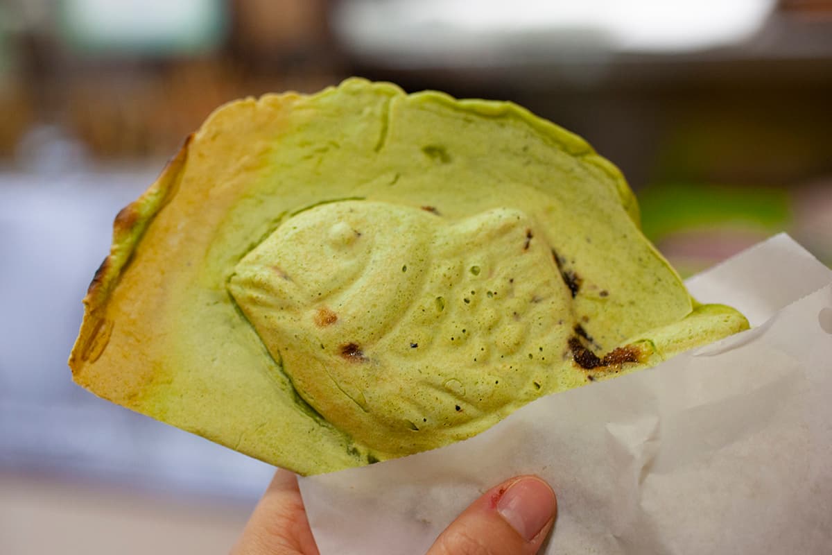 抹茶たい焼きの写真・画像素材-Snapmart スナップマート