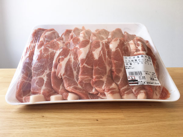 コストコ 三元豚ロース 薄切り レシピTikTok