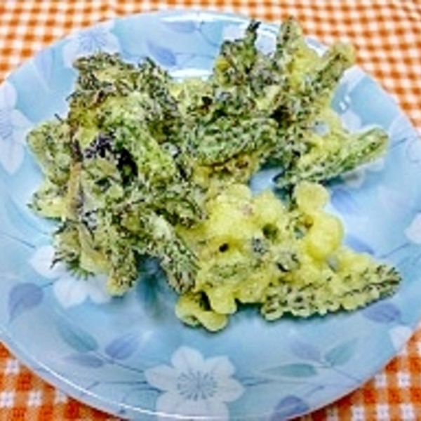 シソの穂の天ぷら