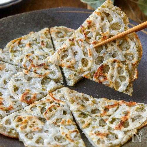 カリカリ＆もっちり ベーコンとれんこんのガレット ホットプレート