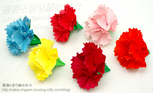 母の日 簡単にできて花びらが豪華な「カーネーション」-折り紙 ASOPPA!レシピ - あそっぱ