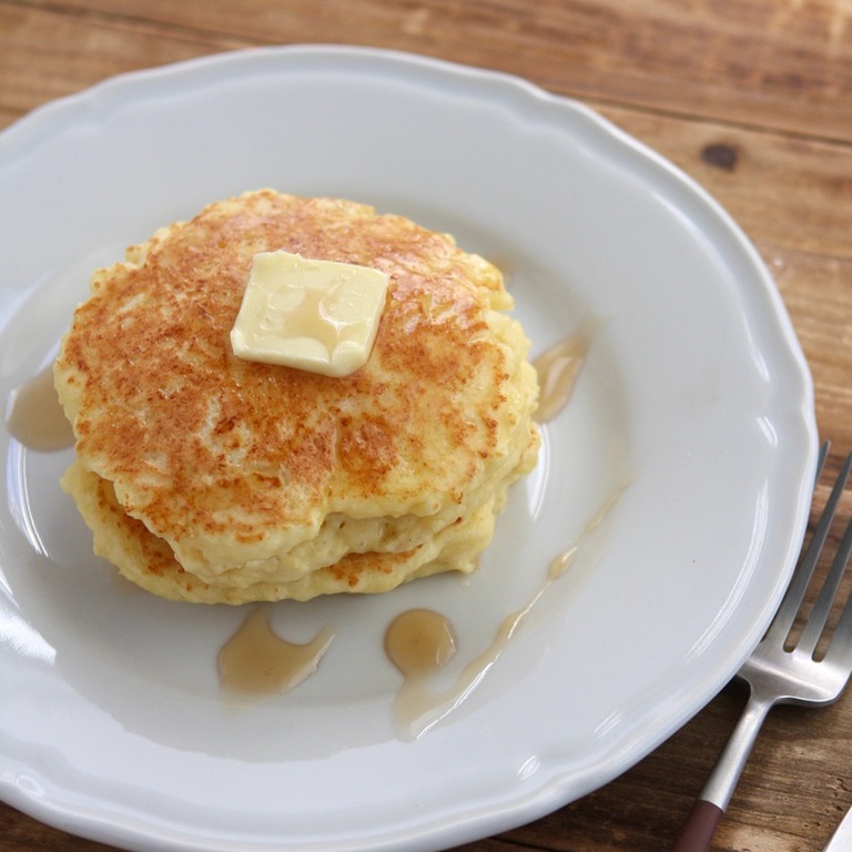 ふわふわ～♡ヨーグルトスフレパンケーキ♪